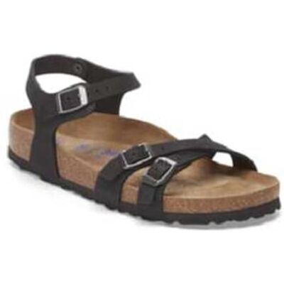 Birkenstock KUMBA 1029526 sandales femme noires à boucles en cuir 39 Birkenstock KUMBA 1029526 sandales femme noires à boucles en cuir 39