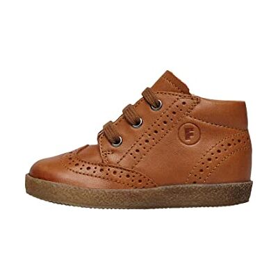 Falcotto Chaussures à Lacets en Nappa brossé avec Brogue, Marron Clair, 21 EU Falcotto Chaussures à Lacets en Nappa brossé avec Brogue, Marron Clair, 21 EU