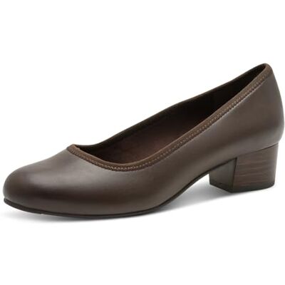 Jana Escarpins à talon bloc pour femme végétalien (mocca), 40 Jana Escarpins à talon bloc pour femme végétalien (mocca), 40