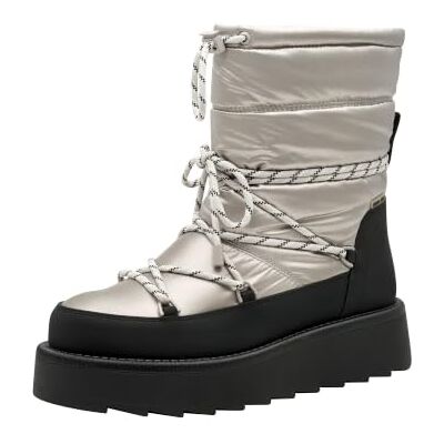 Tamaris WL Lace Boot 1-26836-41 Bottes de neige pour femme Noir/étain Taille 37 EU, Black Pewter., 37 EU Tamaris WL Lace Boot 1-26836-41 Bottes de neige pour femme Noir/étain Taille 37 EU, Black Pewter., 37 EU
