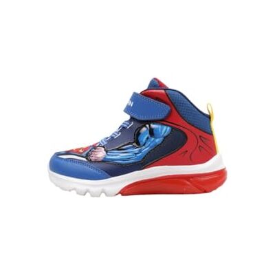 Geox J Ciberdron Baskets pour garçon Bleu/rouge Pointure 34 EU, Bleu/rouge, 34 EU Geox J Ciberdron Baskets pour garçon Bleu/rouge Pointure 34 EU, Bleu/rouge, 34 EU