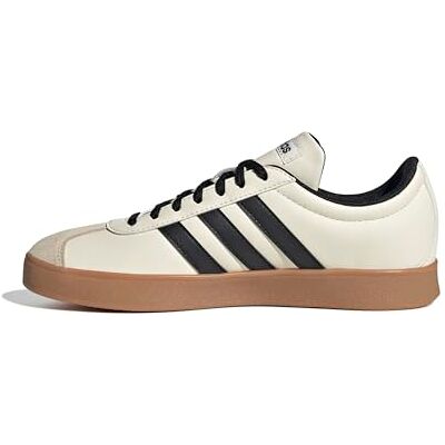 adidas Femme VL COURT BASE SHOES, cream white/core black/crystal sand, 44 EU adidas Femme VL COURT BASE SHOES, cream white/core black/crystal sand, 44 EU