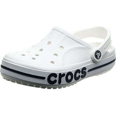 Crocs Unisex Adult Bayaband Clog 39-40 EU White/Navy Crocs Unisex Adult Bayaband Clog 39-40 EU White/Navy