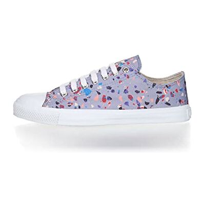 Ethletic Fair Trainer White Cap Lo Cut Collection 18, Basket Mixte, Terrazzo Blueberry Just White, 39 EU Ethletic Fair Trainer White Cap Lo Cut Collection 18, Basket Mixte, Terrazzo Blueberry Just White, 39 EU