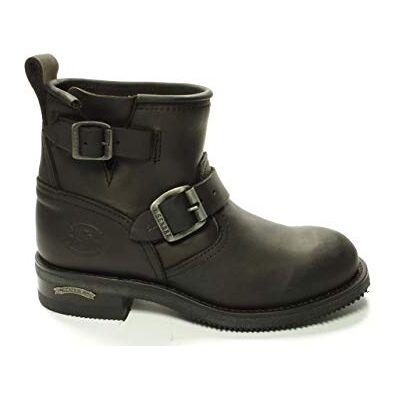 Sendra Boots 2976 Biker 66 Noir À La Main Mode Unisexe Moteur Botte Bas Modèle En Acier Nez Anti Slip Semelle À Talon Plat En Cuir Véritable, schwarz., 45 EU Sendra Boots 2976 Biker 66 Noir À La Main Mode Unisexe Moteur Botte Bas Modèle En Acier Nez Anti Slip Semelle À Talon Plat En Cuir Véritable, schwarz., 45 EU