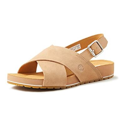 Timberland Sandales basiques Malibu Waves pour femme, marron clair, 37.5 EU Timberland Sandales basiques Malibu Waves pour femme, marron clair, 37.5 EU