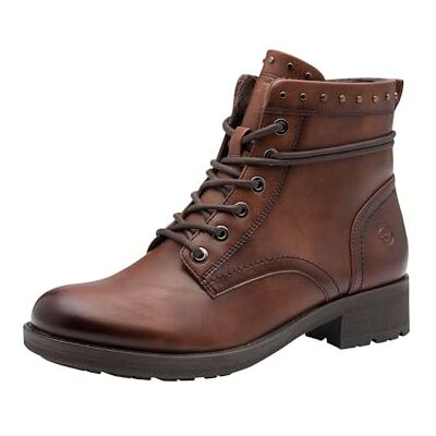 Tamaris Bottines plates en dentelle pour femme 1-25133-45 Cognac Taille 37 EU, cognac, 37 EU Tamaris Bottines plates en dentelle pour femme 1-25133-45 Cognac Taille 37 EU, cognac, 37 EU