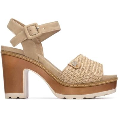 REFRESH 175281 Sandales pour femme, Taupe, 41 EU REFRESH 175281 Sandales pour femme, Taupe, 41 EU