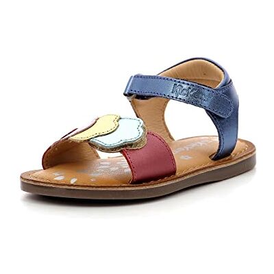 Kickers Fille Dyastar Sandale, Marine Metal Multico, 23 EU Kickers Fille Dyastar Sandale, Marine Metal Multico, 23 EU