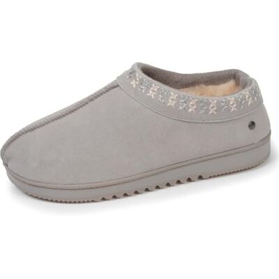 Isotoner Chaussons pantoufles Bottillons femme dessus cuir, semelle confort Isotoner Chaussons pantoufles Bottillons femme dessus cuir, semelle confort