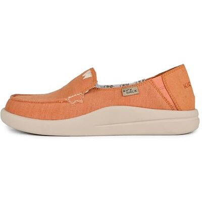 Kickback Rizzo Mocassins pour femme – Bout mocassin à enfiler – Chaussures légères en lin ou toile – Look décontracté – Confort tout au long de la journée – Semelle intérieure orthopédique en mousse Kickback Rizzo Mocassins pour femme – Bout mocassin à enfiler – Chaussures légères en lin ou toile – Look décontracté – Confort tout au long de la journée – Semelle intérieure orthopédique en mousse