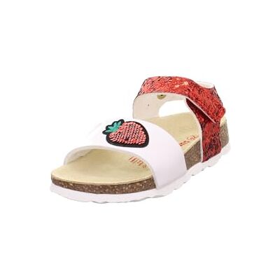 Superfit Fussbettpantoffel, Mule Filles, Rot Weiß 5000, 39 EU Superfit Fussbettpantoffel, Mule Filles, Rot Weiß 5000, 39 EU