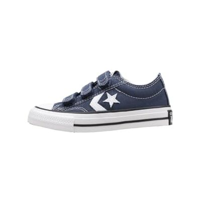 Converse Baskets faciles à enfiler Star Player 76 pour garçon, Aigrette blanche vintage bleu marine, 19 EU Converse Baskets faciles à enfiler Star Player 76 pour garçon, Aigrette blanche vintage bleu marine, 19 EU