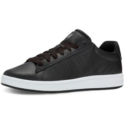 K-Swiss Court Base II Baskets pour homme, noir, taille 44 UE, Noir, 44 EU K-Swiss Court Base II Baskets pour homme, noir, taille 44 UE, Noir, 44 EU