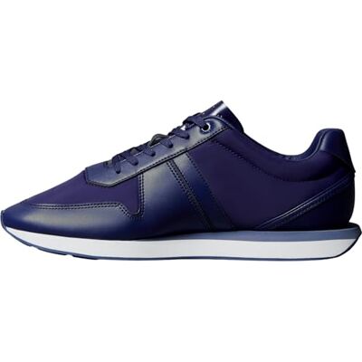 Calvin Hommes Retro Run LACE Mix EMB Tongue YM0YM01400 Low Top, Bleu (Cobalt), 44, Bleu cobalt, 42.5 EU Calvin Hommes Retro Run LACE Mix EMB Tongue YM0YM01400 Low Top, Bleu (Cobalt), 44, Bleu cobalt, 42.5 EU