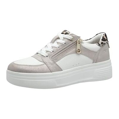 Tamaris Comfort Baskets confortables pour femme Beige 38 EU, Beige Combo, 38 EU Tamaris Comfort Baskets confortables pour femme Beige 38 EU, Beige Combo, 38 EU