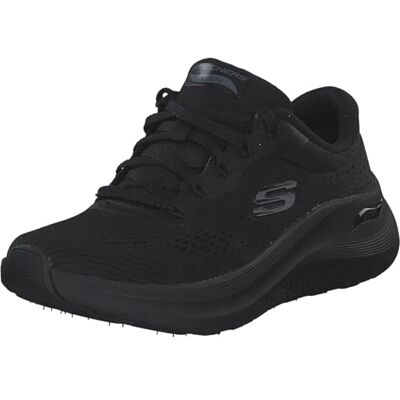 Skechers Femme Arch Fit 2.0 Big League Basket, Garniture Noire en Métal, 37.5 EU Skechers Femme Arch Fit 2.0 Big League Basket, Garniture Noire en Métal, 37.5 EU