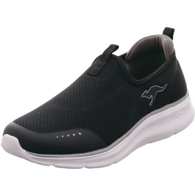 KangaROOS Kj-nina Pantoufles et mocassins pour femme, Jet Black Dk Silver, 36 EU KangaROOS Kj-nina Pantoufles et mocassins pour femme, Jet Black Dk Silver, 36 EU