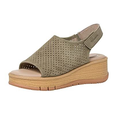 Tamaris Comfort 8-8-88305-20-701, Sandale à Talon Femme, Sauge, 37 EU Large Tamaris Comfort 8-8-88305-20-701, Sandale à Talon Femme, Sauge, 37 EU Large