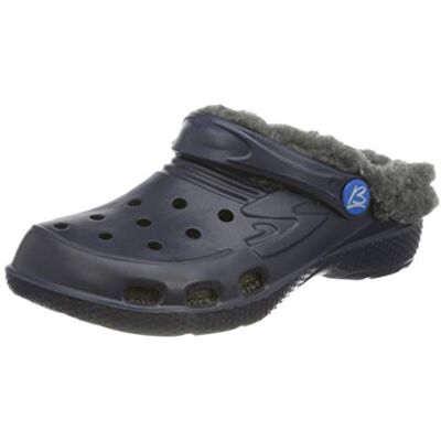 Beck Mules chaudes unisexes pour enfant, bleu, 21.5 EU Beck Mules chaudes unisexes pour enfant, bleu, 21.5 EU