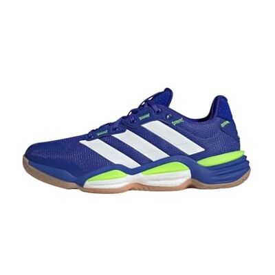adidas Homme Stabil 16 Indoor Shoes, Lucid Blue/Cloud White/Lucid Lemon, 45 1/3 EU adidas Homme Stabil 16 Indoor Shoes, Lucid Blue/Cloud White/Lucid Lemon, 45 1/3 EU