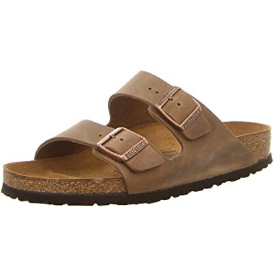 Birkenstock Sabots et mules Arizona 51061 en Birko-Flor (normal) Unisexe, Marron tabac, 45 EU Birkenstock Sabots et mules Arizona 51061 en Birko-Flor (normal) Unisexe, Marron tabac, 45 EU