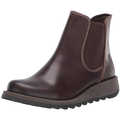 Fly London Bottes SalvChelsea pour fille, Marron foncé., 35 EU Fly London Bottes SalvChelsea pour fille, Marron foncé., 35 EU