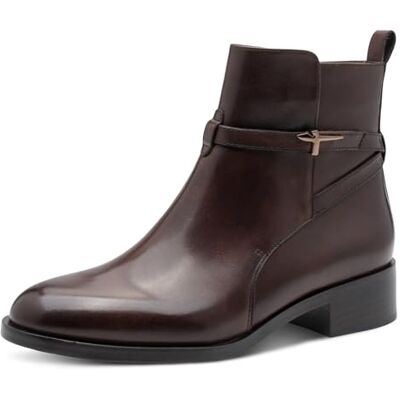 Tamaris Bottines plates pour femme 1-25321-43 en acajou Taille 38 EU, Acajou, 38 EU Tamaris Bottines plates pour femme 1-25321-43 en acajou Taille 38 EU, Acajou, 38 EU