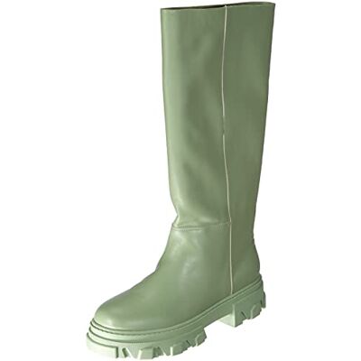 L37 HANDMADE SHOES Hands Up, Botte Haute Jusqu'au Genou Femme, Vert, 36 EU L37 HANDMADE SHOES Hands Up, Botte Haute Jusqu'au Genou Femme, Vert, 36 EU