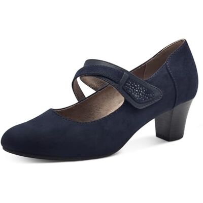 Jana Chaussures Mary Jane 8-24464-42 pour femme, bleu marine, 37 EU large Jana Chaussures Mary Jane 8-24464-42 pour femme, bleu marine, 37 EU large