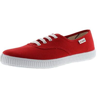 victoria Tennis Anglaise Unisexe 1915 Toile & Lacets Blancs 106613 pour Enfants ROJO 24 victoria Tennis Anglaise Unisexe 1915 Toile & Lacets Blancs 106613 pour Enfants ROJO 24