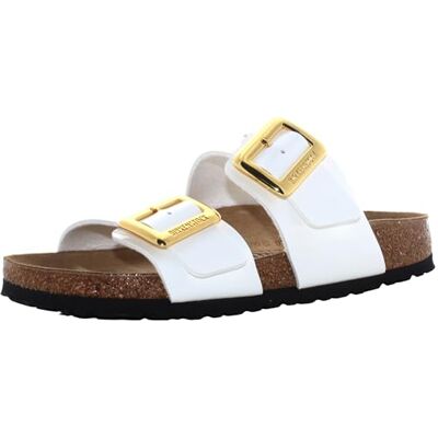 Birkenstock Sidney 1029457 Sandales noires pour femme, Blanc, 35/40 EU Birkenstock Sidney 1029457 Sandales noires pour femme, Blanc, 35/40 EU