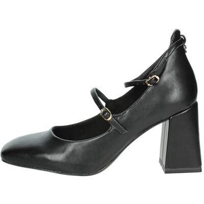 Tamaris Escarpins à talon bloc pour femme, Noir mat, 41 EU Tamaris Escarpins à talon bloc pour femme, Noir mat, 41 EU
