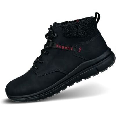 bugatti Bottes pour homme 331-aos30 avec doublure froide, Noir, 42 EU bugatti Bottes pour homme 331-aos30 avec doublure froide, Noir, 42 EU