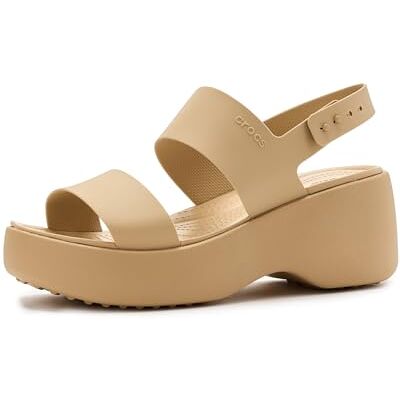 Crocs Brooklyn Sky Sandales à talons pour femme, noix de cajou, pointure 40, Noix de cajou, 39/40 EU Crocs Brooklyn Sky Sandales à talons pour femme, noix de cajou, pointure 40, Noix de cajou, 39/40 EU