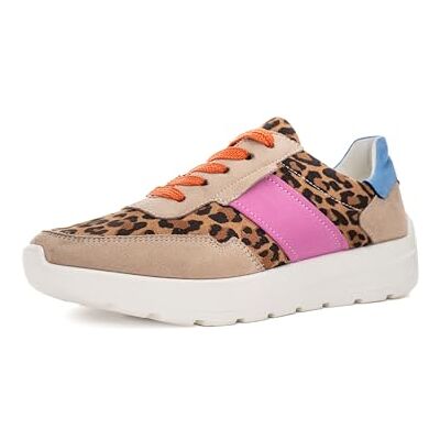 ARA Baskets New York pour femme, sable, naturel, orchidée-azzuro, largeur 39 UE, Sable naturel orchidée Azzuro, 39 EU large ARA Baskets New York pour femme, sable, naturel, orchidée-azzuro, largeur 39 UE, Sable naturel orchidée Azzuro, 39 EU large