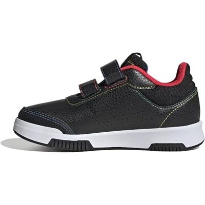 adidas Mixte enfant Tensaur Hook and Loop Shoes, Core Black/Iron Metallic/Lucid Red, 31 EU adidas Mixte enfant Tensaur Hook and Loop Shoes, Core Black/Iron Metallic/Lucid Red, 31 EU