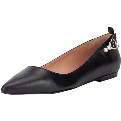 Love Moschino Ja11021g1lie0000 Ballerine Femme, Noir, 41 EU Love Moschino Ja11021g1lie0000 Ballerine Femme, Noir, 41 EU
