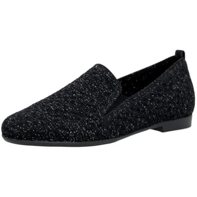 Remonte Rieker D0k15 Mocassins pour femme, noir, 37 EU Remonte Rieker D0k15 Mocassins pour femme, noir, 37 EU