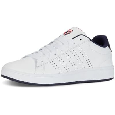 K-Swiss Baskets Court Base II pour homme, blanches, 40 EU, Blanc., 40 EU K-Swiss Baskets Court Base II pour homme, blanches, 40 EU, Blanc., 40 EU