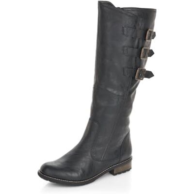 Remonte Femme R3370 Bottes Hautes, Noir Asphalt 01, 37 EU Remonte Femme R3370 Bottes Hautes, Noir Asphalt 01, 37 EU