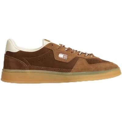 Tommy Hilfiger Tommy Jeans pour femme MU The Greenwich Edge SUEDEEN0EN03050 Low Top, marron, 39 Tommy Hilfiger Tommy Jeans pour femme MU The Greenwich Edge SUEDEEN0EN03050 Low Top, marron, 39