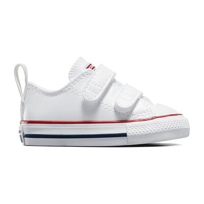 Converse Chuck Taylor CT 2v Ox, Sneakers Basses Fille, Blanc, 24 EU Converse Chuck Taylor CT 2v Ox, Sneakers Basses Fille, Blanc, 24 EU