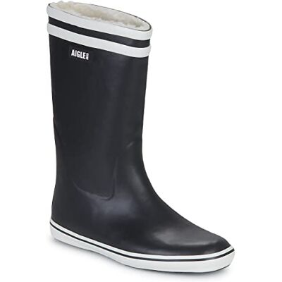 Aigle Bottes en caoutchouc Malouine pour femme, bleu marine, 37 EU Aigle Bottes en caoutchouc Malouine pour femme, bleu marine, 37 EU