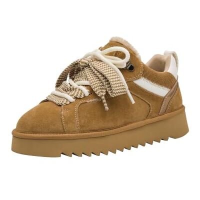 Tamaris Baskets basses plates pour femme, beige (sable), 41 Tamaris Baskets basses plates pour femme, beige (sable), 41