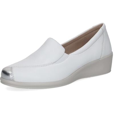 CAPRICE 9-24350-45 Pantoufles pour femme, blanc/argenté, largeur 37 UE CAPRICE 9-24350-45 Pantoufles pour femme, blanc/argenté, largeur 37 UE