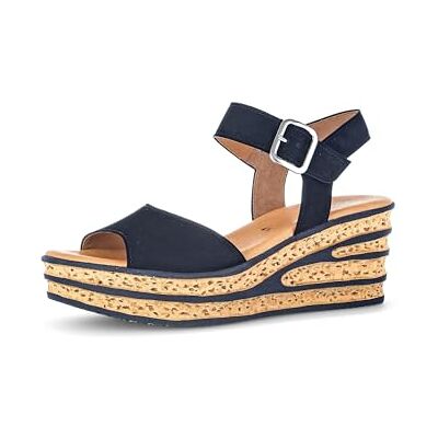 Gabor Sandales décontractées à lanières pour femme, Dark Blue Soblue 16, 35.5 EU Gabor Sandales décontractées à lanières pour femme, Dark Blue Soblue 16, 35.5 EU
