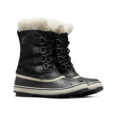 Sorel Winter Carnival Waterproof bottes d'hiver imperméables pour femme, Noir (Black x Stone), 39 EU Sorel Winter Carnival Waterproof bottes d'hiver imperméables pour femme, Noir (Black x Stone), 39 EU