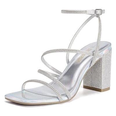 DREAM PAIRS Sandales Femme Talon Kitten Escarpins Chaussures Ouvertes Talon Été Soirée Mariage Sortie Ville Vacances DREAM PAIRS Sandales Femme Talon Kitten Escarpins Chaussures Ouvertes Talon Été Soirée Mariage Sortie Ville Vacances