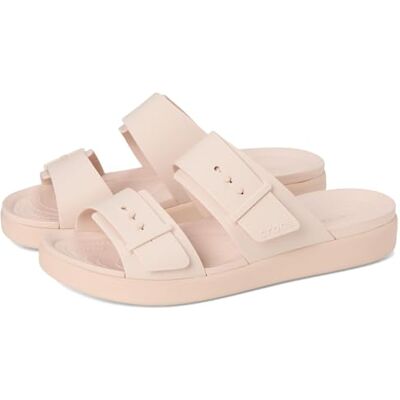Crocs Brooklyn Sandales compensées basses avec boucle pour femme, quartz, pointure 39, Quartz, 38/39 EU Crocs Brooklyn Sandales compensées basses avec boucle pour femme, quartz, pointure 39, Quartz, 38/39 EU